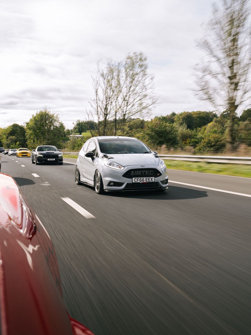 Ford Fiesta ST in convoy